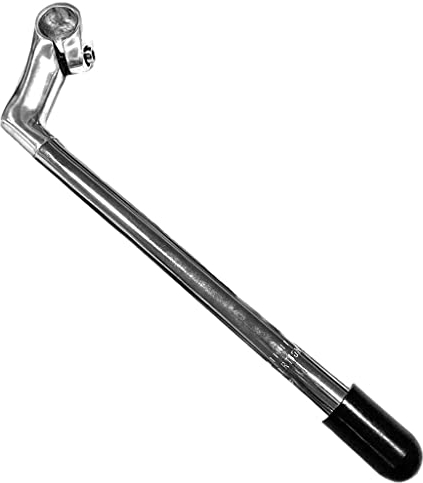 Perfeclan Fahrrad Federvorbau Aluminiumlegierung MTB Ersatz Retro Style Vorbau Riser Radfahren Fixed Gear Komponente, Stahl 25,4x22,2×300