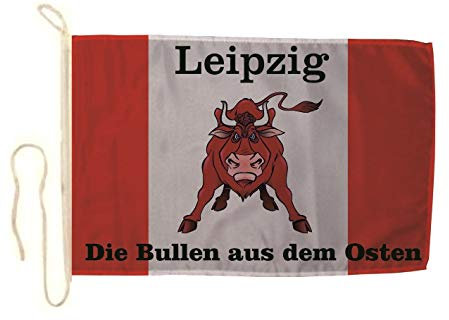 U24 Fahne Flagge Leipzig Die Bullen aus dem Osten Bootsflagge Premiumqualität 60 x 90 cm