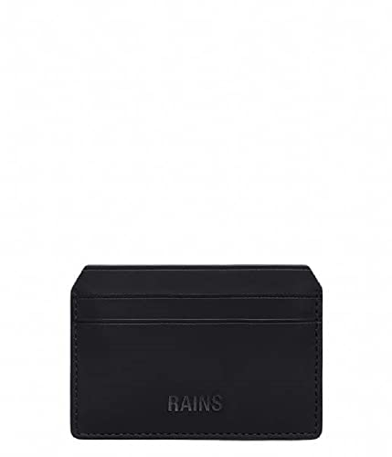 RAINS Card Holder Kartenhalter für Erwachsene, Unisex, 01 Schwarz, Einheitsgröße
