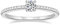 Titaniumcentral Vorsteckring Damen Eternity Ringe Schmal Rund Zirkonia Verlobungsringe Eheringe Versprechen Ring (Silber,52 (16.6)