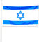KliKil Bandera de Israel - Bandera 150x90cm Poliéster - Resistente a UV y Agua - Fácil Colocación con 2 Ojales Metálicos - Ideal para Celebraciones, Decoraciones y Eventos