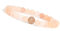 GD GOOD.designs Armband mit Buchstaben F I Personalisiertes Damen Perlenarmband mit Sonnenstein Natursteinperlen und 18K rosé vergoldeter Buchstabenperle - Valentinstag - Geschenk für Sie