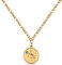GD GOOD.designs Sternzeichen Kette Widder Gold mit Geburtsstein für Damen - 18K vergoldete Halskette mit Zodiac Anhänger