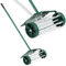 Heavy Duty Rolling Lawn Aerator, Easy to Assemble & Use Outdoor Garden Lawn Spike Aerator Roller Home Grass