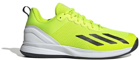 adidas Herren Courtflash Speed Tennis Shoes, lucid lemon/core black/Cloud white, 45 1/3 EU