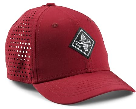 Soulbuddy Sport Sonnenhut Kinder Cap Kinder – Cappy Kinder Jungen Mädchen – Basecap Kinder – Snapback Cap Kinder – 2 Größen verfügbar – Bordeaux Red – Größe M