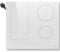 Disaenvir Plug in Induction Hob 4 Zones, 13 Amp 2800W Electric Cooker 60cm with Extended Zone, 4 Burners Cooktops in Touch & Slide, 9 Power Levels Setting, Booster, Pause, Timer, Safety Lock, White