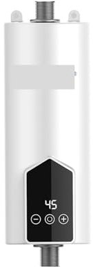 Scaldabagno a riscaldamento rapido Scaldabagno Elettrico Intelligente Da 5500 W Riscaldatore Regolabile A Temperatura Bagno Doccia Riscaldatore Da Cucina Riscaldamento Istantaneo Più comodo da usare