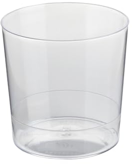 Nupik deSter x Vaso Cocktail 330cc Cristalino, 100 vasos, Poliestireno, Reciclable, Reutilizable, Formato Ahorro Profesional, Ideal bebidas frías y calientes, Mojito, Caipirinha, Refrescos, Cerveza