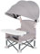 Siège rehausseur pliable pour bébé, chaise de salle à manger avec pare-soleil amovible, portable avec plateau amovible pour intérieur et extérieur, chaise d'appoint pliante pour nourriture/camping