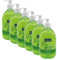6 x Elina med - Seife/Flüssigseife - Grüne Olive - Mit frischem Duft (6 x 500 ml)