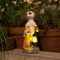 Tuzsocr Erdmännchen Deko, Solar Erdmännchen, Gartenfigur Erdmännchen mit Solarlaterne, Erdmännchen figuren für Draußen, Wetterfeste, Harzskulptur Tierstatuen für Rasen, Hof, Terrasse, Fensterbank,25cm
