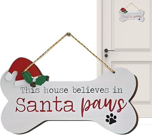 Cartello di buon Natale, cartello di Natale in legno,Cartelli per porta d'ingresso a forma di osso in legno | Ciondolo per albero di Natale, decorazioni invernali, decorazioni di buon Natale per decor