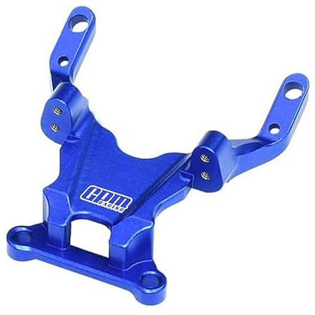 GPM Racing Aluminium 7075 Alloy Front Bulkhead for LOSI 1/24 Micro-B 2WD Buggy RTR-LOS00007 Upgrade Parts - Blue