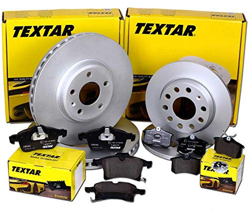 TEXTAR Bremsscheiben + Beläge vorne + hinten passend für CX-5 KF