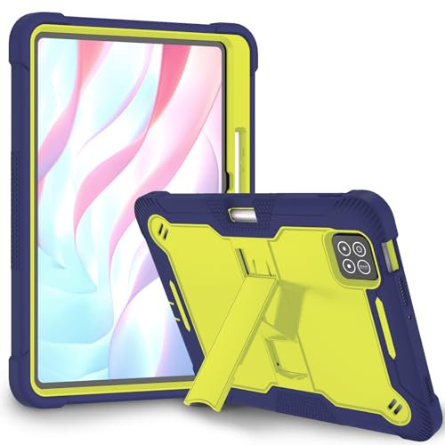 Vakarey para Xiaomi Pad 7 Funda Niños Antigolpes,Funda Tablet para Xiaomi Pad 7 Pro con Soporte para Lápiz,Azul+Verde