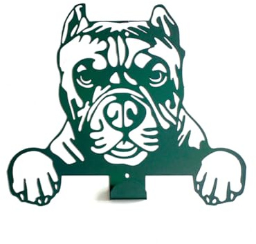 ZOIMANIA – Hundeleine aus lackiertem Stahl – personalisiertes Design mit der Rasse Ihres Hundes (Pit Bull, 1)