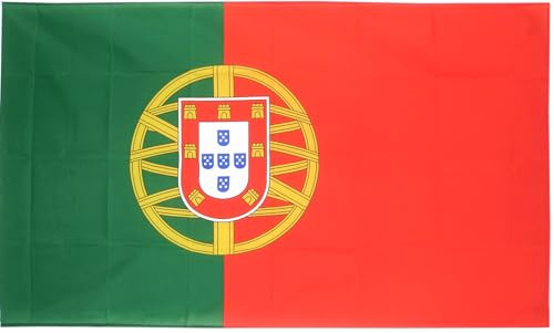 Drapeau du Portugal, vert et rouge, 145 cm x 90 cm, XXL
