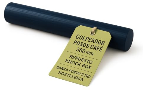 CubetasGastronorm ® Golpeador De Posos De Café 380 mm Ø40mm Repuesto Universal Para Cajón De Posos Hostelería Barra De Impacto Portafiltro Resistente A Manchas Uso Intensivo Ref 485412X Instalación
