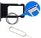 MMOBIEL SIM Kartenhalter Kompatibel mit iPhone X - 5.8 inch - 2017 - SIM Card Tray Schlitten - Inkl. Gummidichtung und SIM Pin - Schwarz