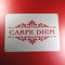 Schablone Carpe Diem Schriftzug Shabby - BO95