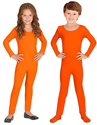 Widmann - Kinderkostüm Body, in verschiedenen Farben und Größen erhältlich, lange Ärmel und Beine, elastisches Material, Overall, Karneval, Mottoparty