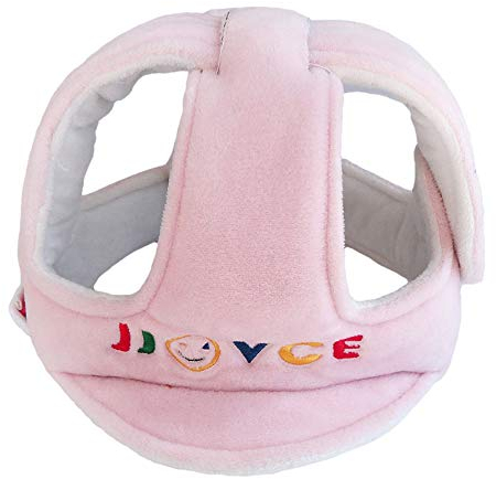 iwobi Baby Helm, Baby Kopfschutz Schutzhelm Kopfschutzmütze, Verstellbarer Kopfschutz Kinderschutzhelm zum Laufen, Gehen, Krabbeln für Kleinkinder Lerne Laufen Rosa