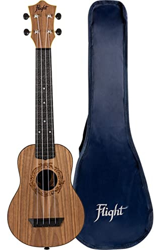 TUSL50 Long Neck ABS Travel Ukulele - Walnut