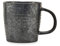 House Doctor Grande tasse en faïence Pion noir | Tasse en grès pour thé, café et cacao | Design danois dans le style scandi large, noir Pebble