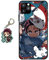 Staremeplz Compatible with iPhone 11 Pro Case Anime Design [With Figure Keychain], Soft Silicone Flexible TPU Animation Phone Case for iPhone 11 Pro