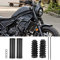 TAZGANTAX Motorrad Gummi Aluminium Vordere Obere Untere Gabel Staubschutz Gamaschen Gators Stiefel Stoßdämpfer Kompatibel mit Ho-nda Rebel CMX 500 CMX 300 Rebel 500 CMX300 Zubehör (1 Satz)