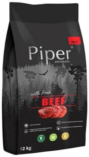 DOLINA NOTECI Piper Animals with Beef - Dry Dog Food - 12 kg