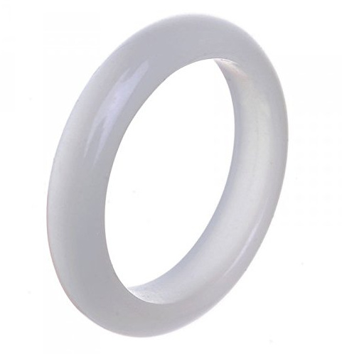 Ring aus Katzenauge grau glatt Damenring Fingerring Steinring schlicht