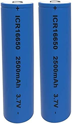 16650 Batterie 2500 MAh 3.7 V Li-ION Batterie avec Serrure À Clé pour Lampe De Poche