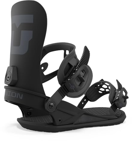 Union Strata Herren Snowboardbindung, M, Schwarz