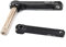 LSRRYD Mountainbike Straßenräder Kurbelgarnitur Hohle Integrierte 165mm 170mm 172.5mm 175mm Fahrrad Kurbelarm Set MTB Kurbel (Color : Black, Size : 165mm)