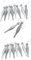 20 x SILVER Christmas Tree Tear Drop Droplet Baubles Decorations -Plastic Glitter Icicle