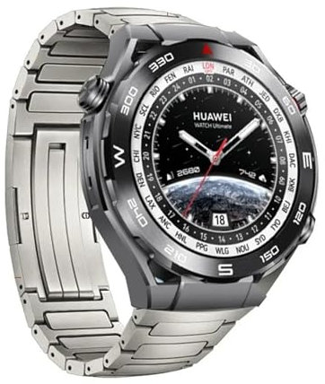 Cinturino di Lusso in Titanio Compatibile con Huawei Watch GT 4 46mm Band GT 4 PRO 3 Ultimate Honor GS 3 PRO MagicWatch Bracciale 22mm Metal Business (Color : Silver, Size : for Watch GT 2 46mm)