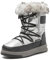 JOMIX Stivali Donna Doposci Stivaletti Invernali da Neve Pelosi Caldi Scarpe Impermeabile da inverno MD9542 (Argento, 36)