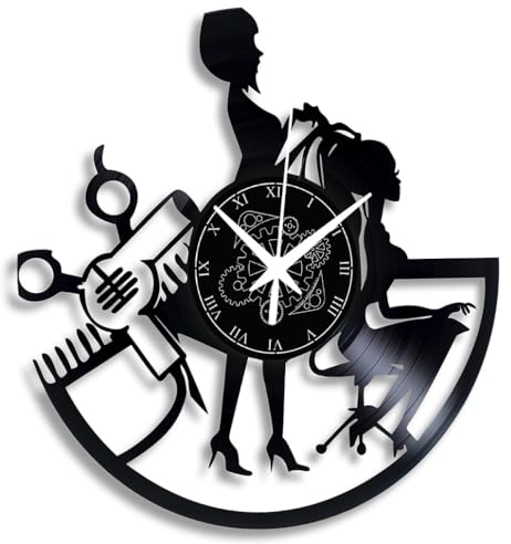 Instant Karma Clocks | Wanduhr | Friseur | Barber Shop | Schönheitssalon | Frisuren | Haarsalon | Damen Wanddekoration