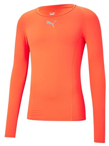 Puma Herren Liga Baselayer Tee Ls T-Shirts, Neon Sun, XXL EU