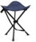 Outplea Sgabello Treppiede da Esterno Pieghevole 45 cm, Sgabello Pieghevole Portatile 3 Gambe Antiscivolo, Sedia Pieghevole Portatile per Escursionismo Campeggio Pesca Picnic Spiaggia, Blu