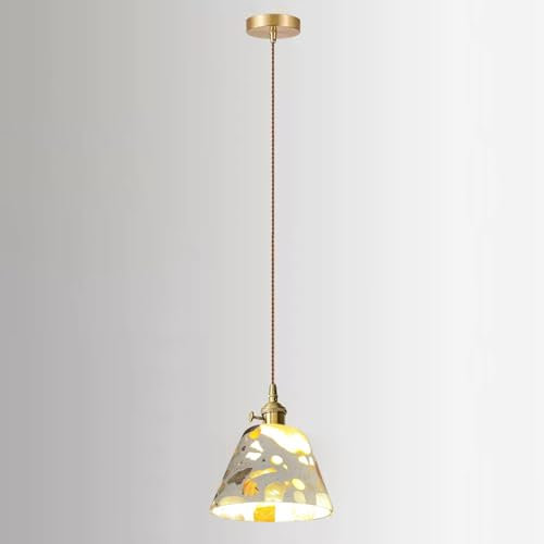 Lámpara colgante de mármol moderna Isla de cocina Iluminación colgante industrial de hormigón Lámpara colgante de techo de piedra natural de mediados de siglo Lámpara pequeña dorada para comedor