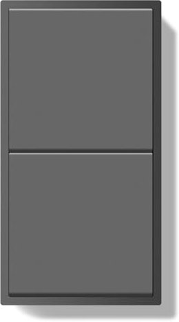 BSEED Lichtschalter Unterputz 1 Fach 2 Weg +1 Fach 2 Weg, Modern Wandschalter mit PC Rahmen, Taste Schalter mit Kabelklemmen und Krallen, Grau