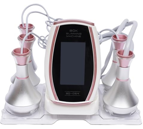 80K Fünf-in-Eins Körperfettgerät für Anti Cellulite Gesichtsmassagegerät Professionelles Massagegerät mit LED Touchscreen für Zuhause und Schönheitssalons