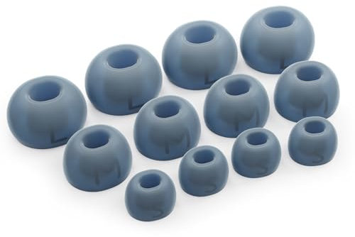 Okuli 12 x Silikon Ohrstöpsel Ohrhörer Gummi Tipps Für JBL Tune Buds Kopfhörer Ohrhörer in Blau