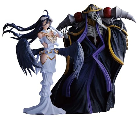 YLEAFUN Albedo/Ooal Gown Figur Anime Figur Manga Charakter Statue Stehende Pose PVC Modell Desktop Ornamente Sammlung Geschenke für Fans