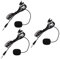 BESTonZON 3pcs Clip Microphone Lavalier Tie Clip Microphones for Music Recording Studio Vlogging Portable