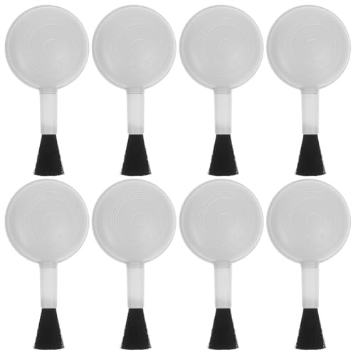 Reinigungsbürsten 8 Stück aus ABS mit 2-in-1-blase für Kameralinse | Abnehmbarer Pinsel, Mikrofasertuch, Leichtes Kompaktes Design, für Elektronik, Werkstatt und Feinste Ritzen
