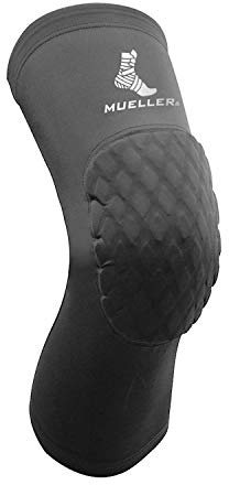 Mueller Diamond Pad esteso Ginocchio – Nero (EA)